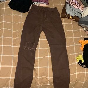 Brown Baggy Jeans